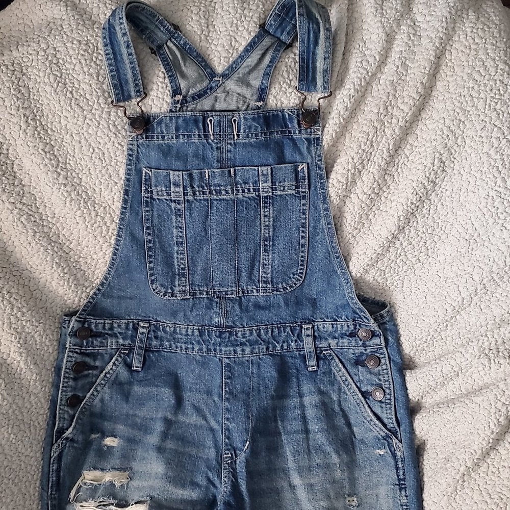 Abercrombie overall shorts